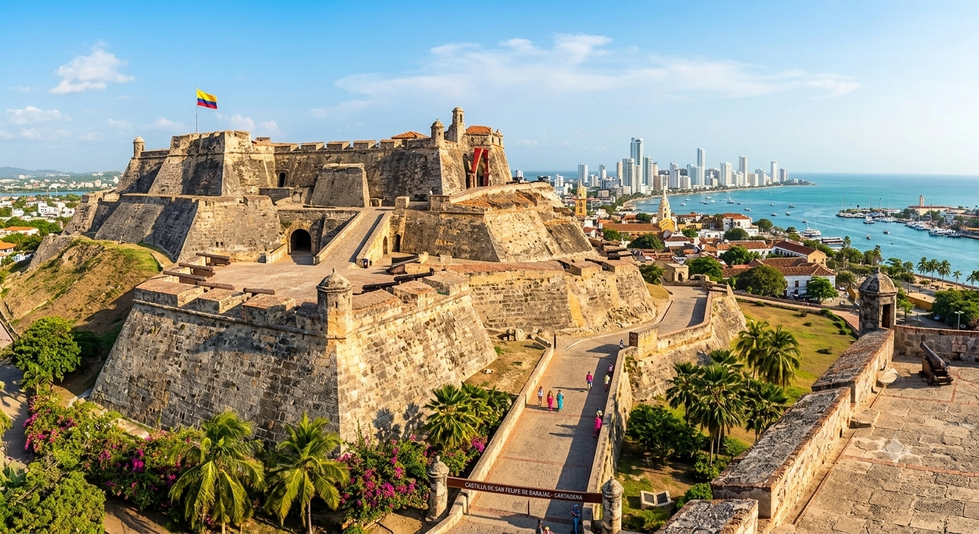 Fortaleza Castillo San Felipe de Barajas em Cartagena