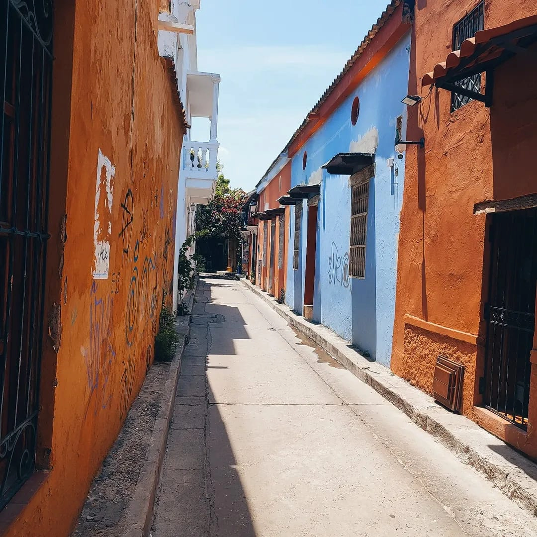 Arte urbana e ruas coloridas de Getsemaní em Cartagena