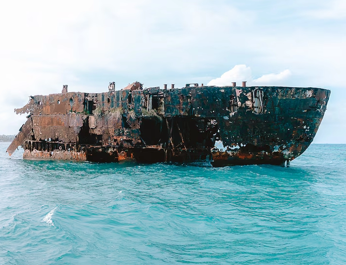 Rocky Cay e águas rasas na costa leste de San Andrés